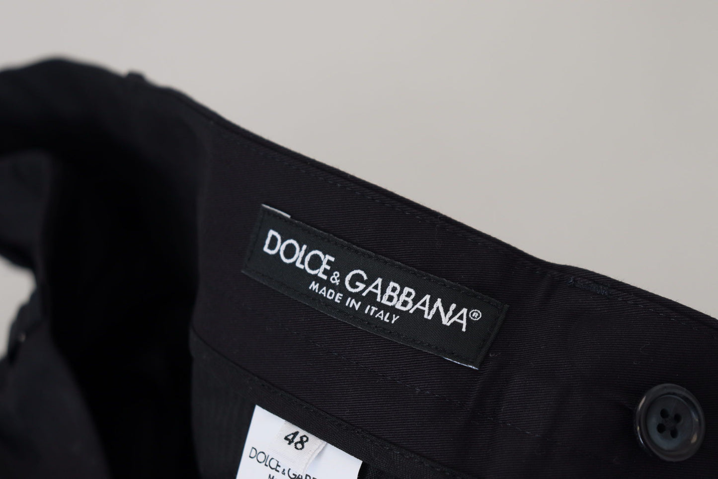 Dolce & Gabbana Элегантные классические брюки-чиносы узкого кроя