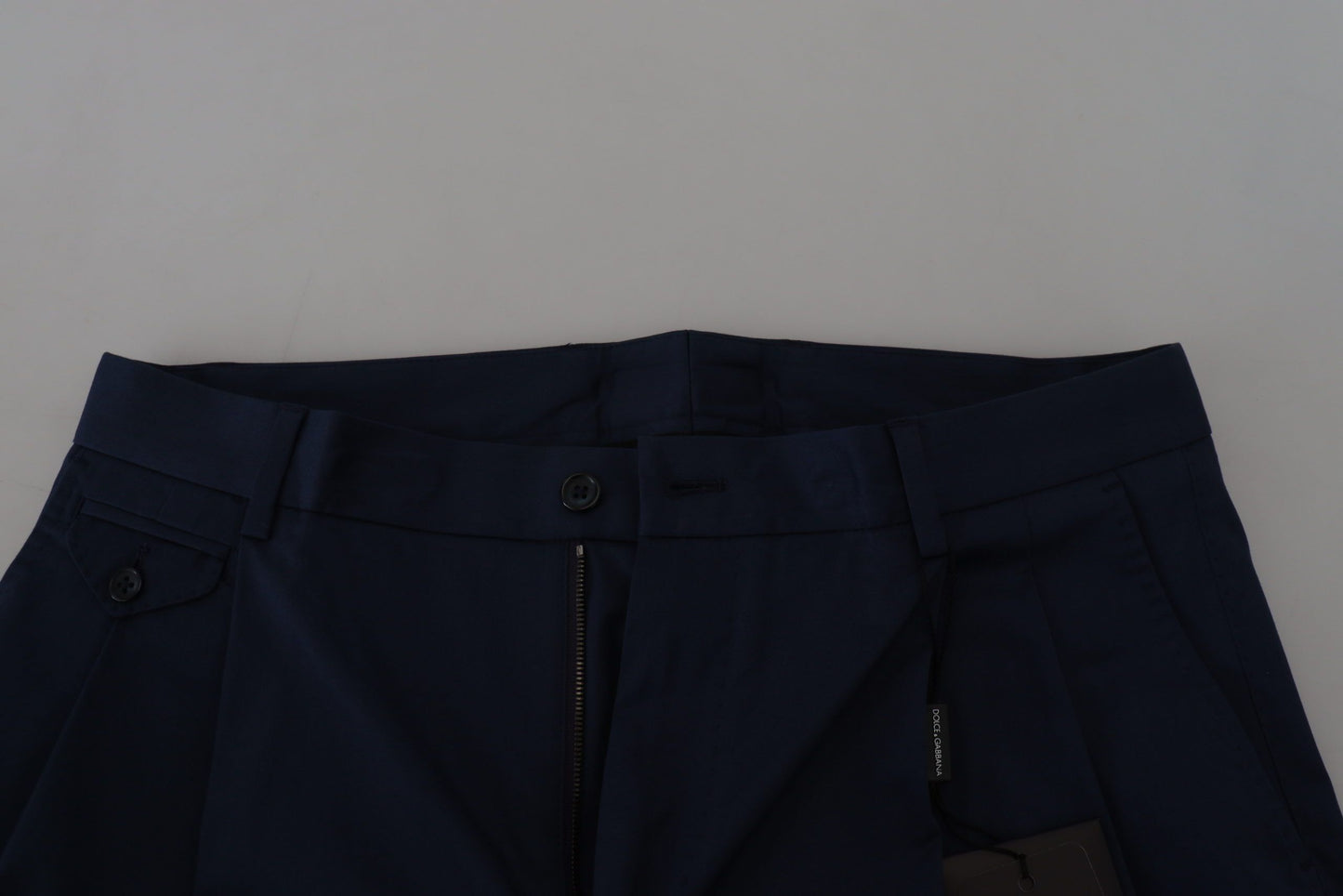 Pantaloncini chino eleganti blu Dolce & Gabbana – Vestibilità regolare