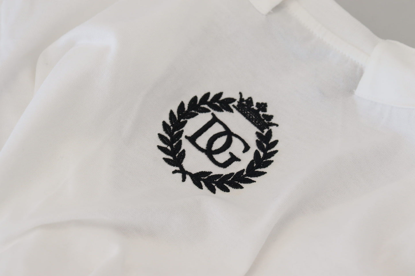 Dolce & Gabbana Elegante maglietta in cotone bianco