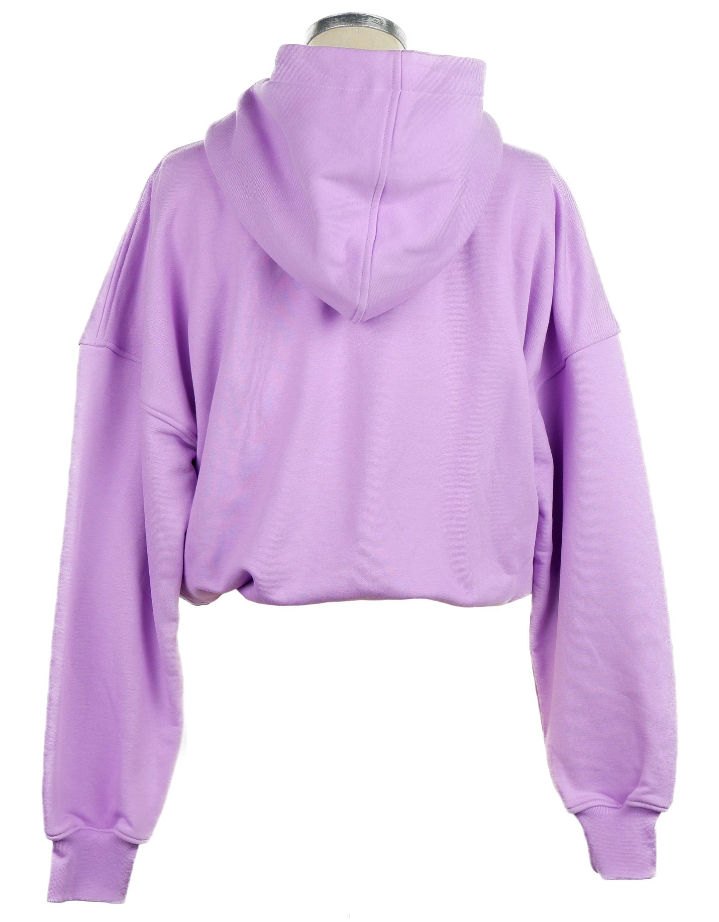 Felpa con cappuccio viola chic Comme Des Fuckdown con stampa logo