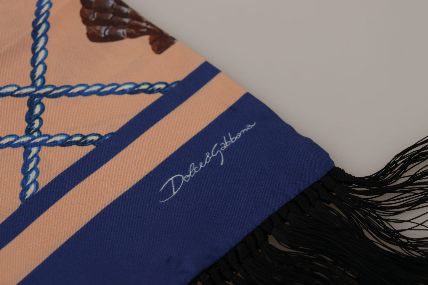 Sciarpa avvolgente da uomo in seta elegante Dolce & Gabbana - Accessorio di lusso multicolore