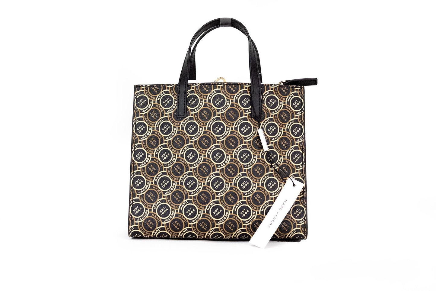 Borsa a mano a tracolla Tote in pelle stampata Mini Grind di Marc Jacobs