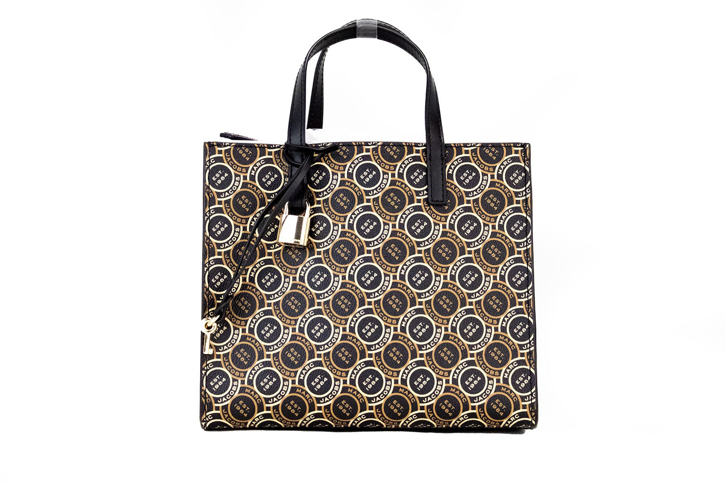 Borsa a mano a tracolla Tote in pelle stampata Mini Grind di Marc Jacobs