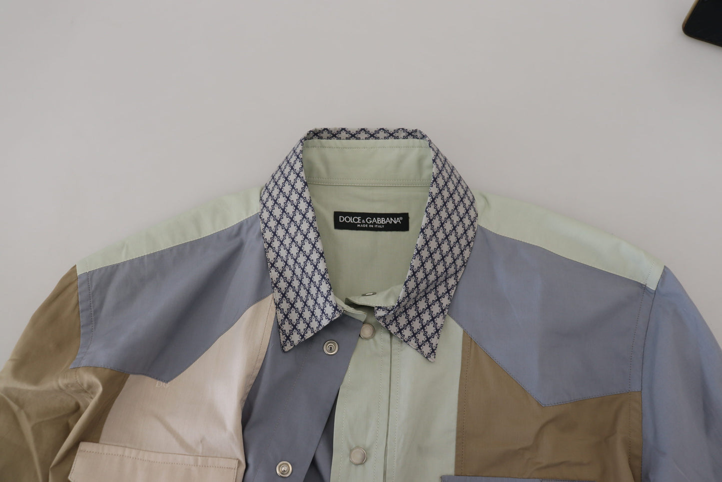 Camicia casual slim fit Dolce & Gabbana multicolore