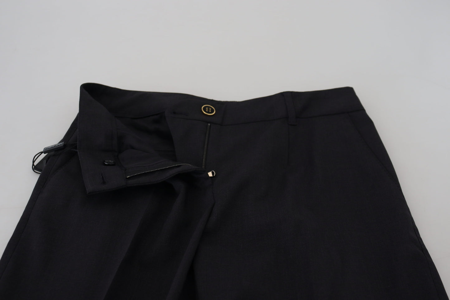 Dolce & Gabbana Pantaloni chic in misto lana grigia per uno stile elevato