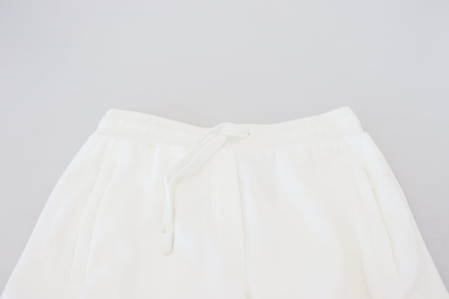 Dolce & Gabbana Pantaloni eleganti in cotone bianco