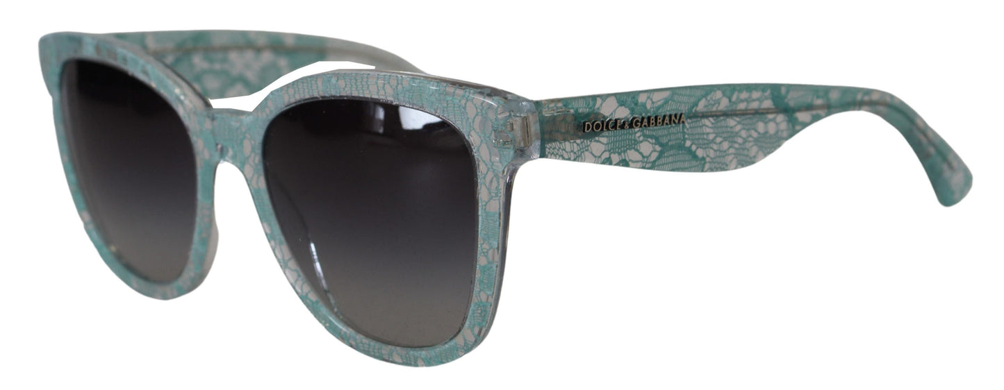 Dolce & Gabbana Солнцезащитные очки с сицилийским кружевом и кристаллами