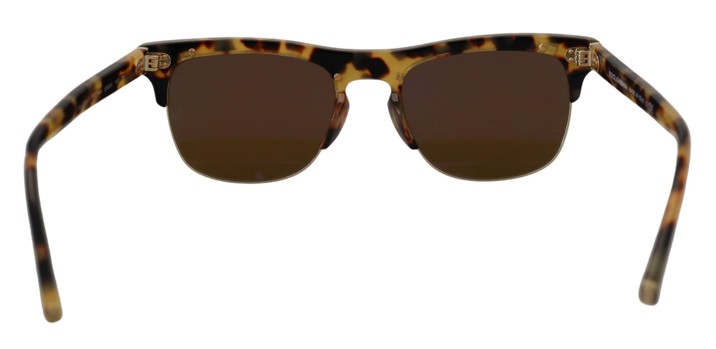 Dolce & Gabbana Шикарные дизайнерские солнцезащитные очки из ацетата