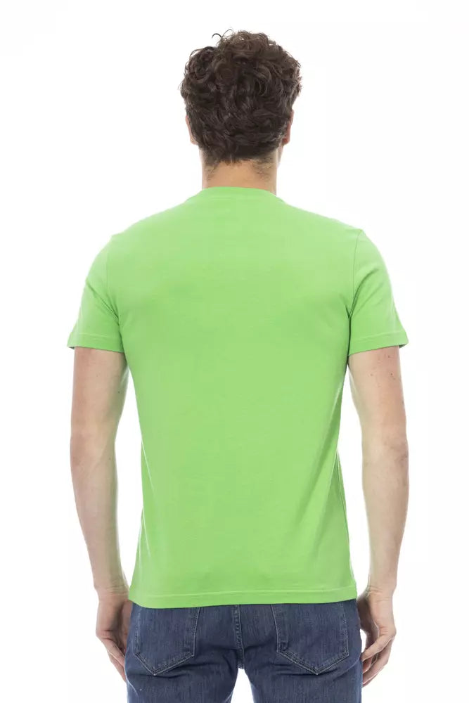 Baldinini Trend T-shirt da uomo in cotone verde