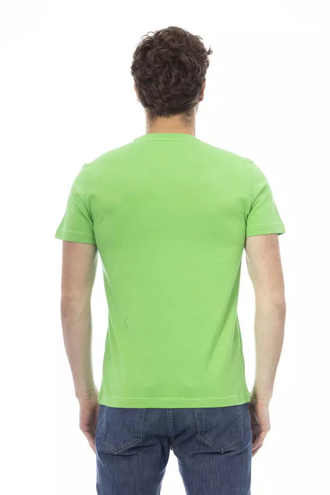 Baldinini Trend T-shirt da uomo in cotone verde