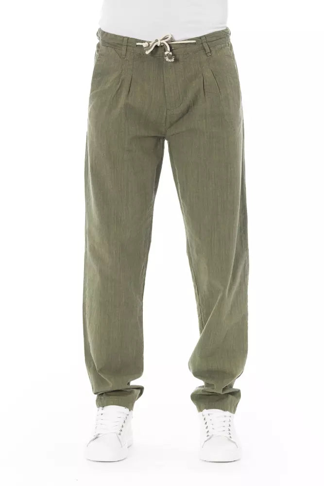Pantaloni chino da uomo Baldinini Trend Army in cotone