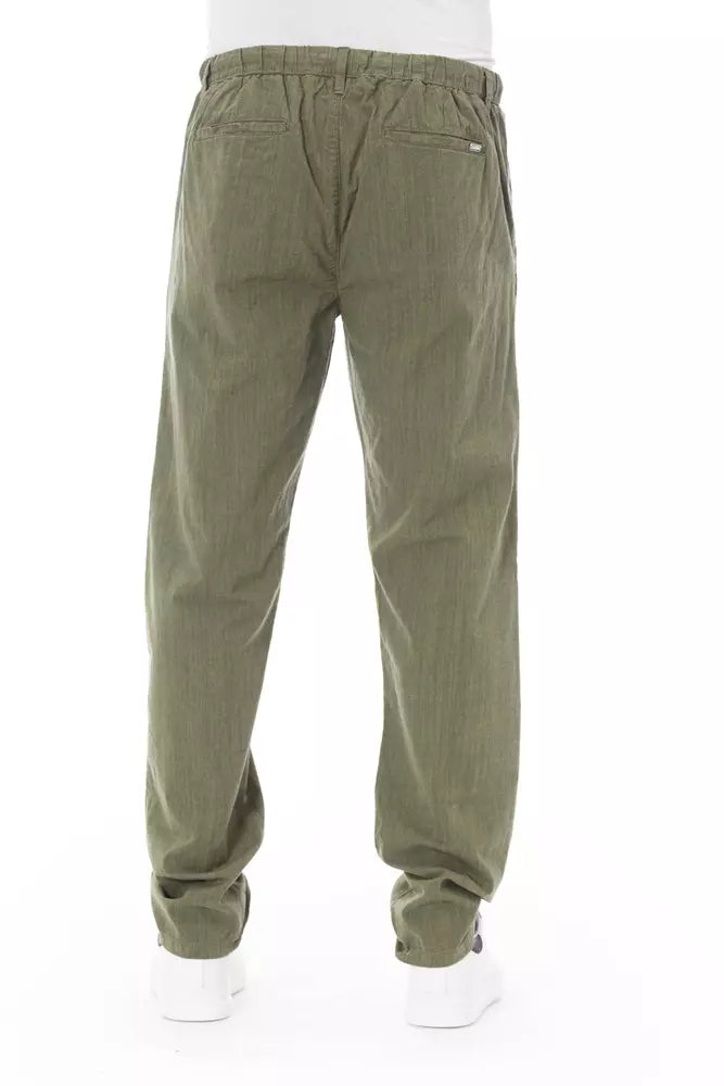 Pantaloni chino da uomo Baldinini Trend Army in cotone