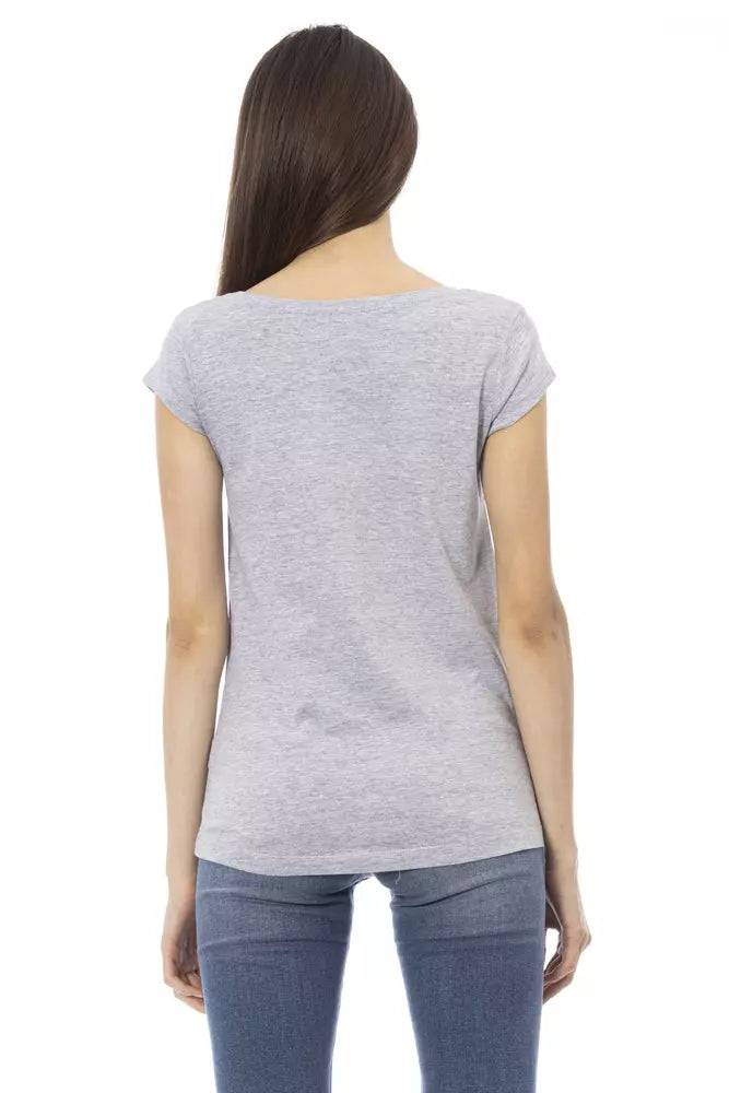 Trussardi Action T-Shirt Donna Cotone Grigio