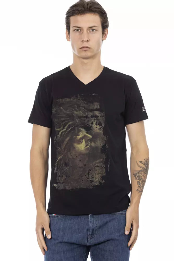 Trussardi Action T-shirt Uomo Cotone Nero
