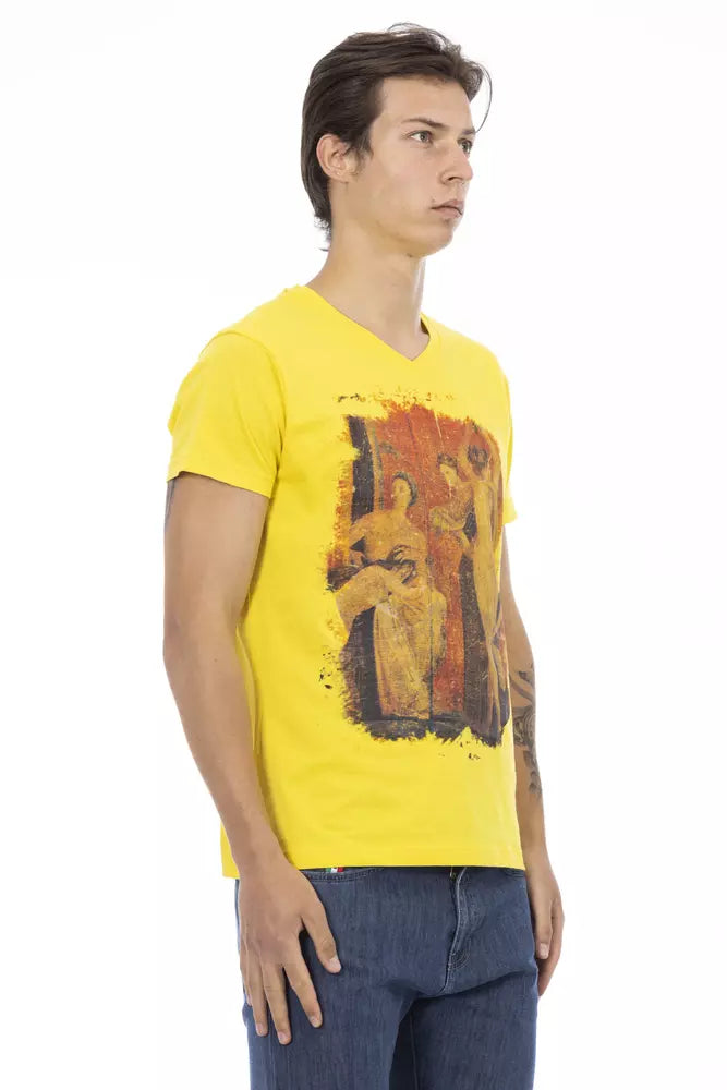 Trussardi Action T-Shirt Uomo Cotone Giallo