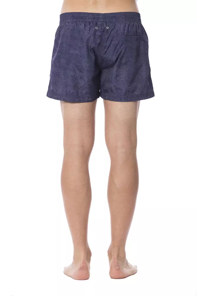 Roberto Cavalli Sport Blu Poliestere Uomo Costume da Bagno