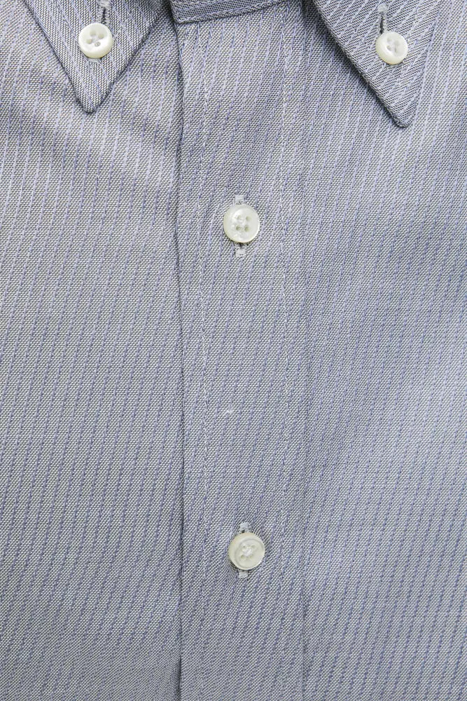 Camicia da uomo in cotone beige Robert Friedman