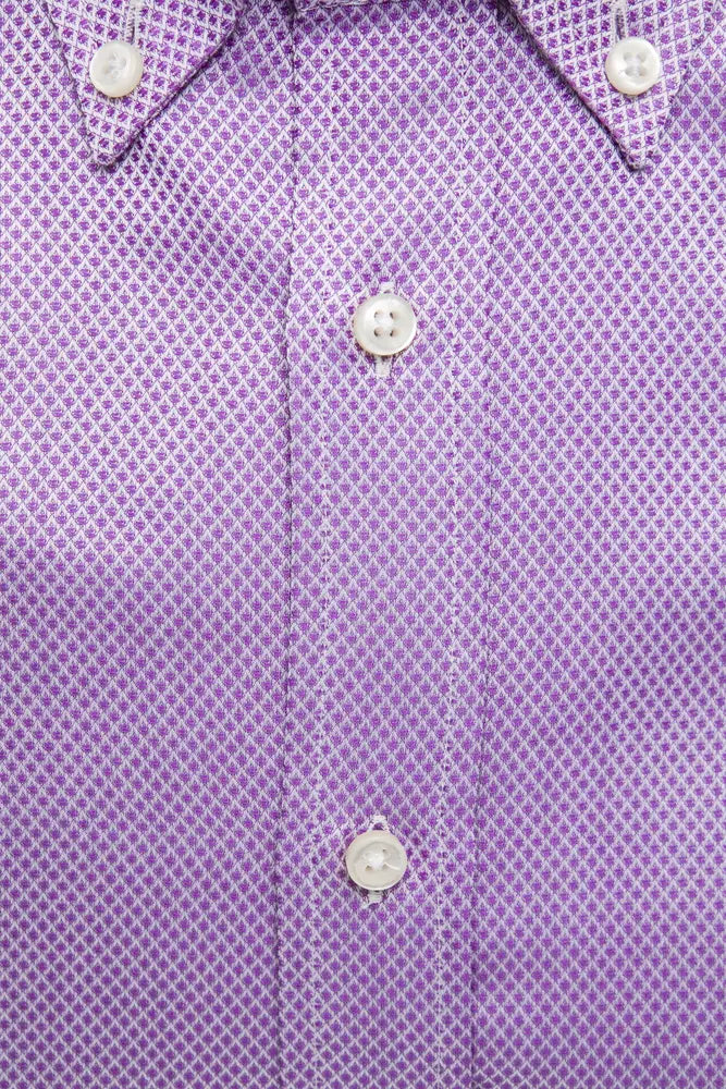 Camicia da uomo in cotone multicolore Robert Friedman
