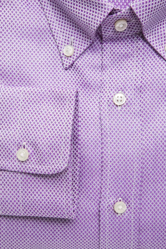 Camicia da uomo in cotone multicolore Robert Friedman