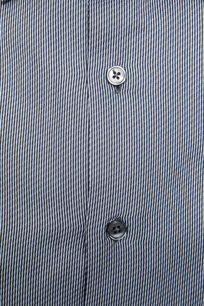 Camicia da uomo in cotone blu Robert Friedman