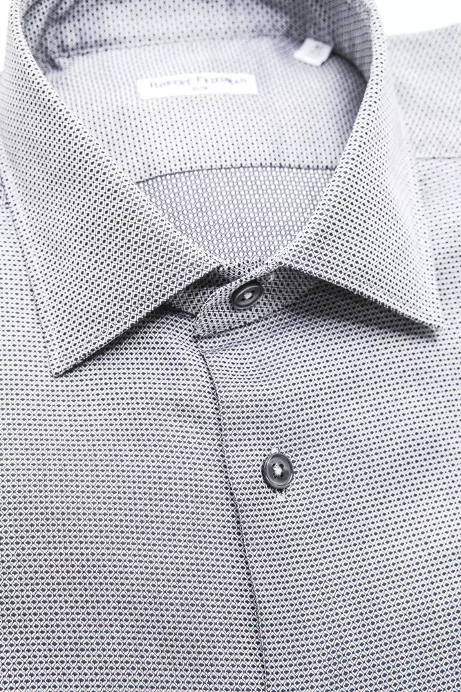Camicia da uomo in cotone beige Robert Friedman