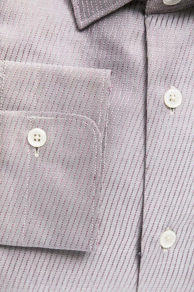 Camicia da uomo in cotone beige Robert Friedman