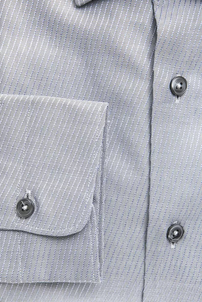 Camicia da uomo in cotone beige Robert Friedman