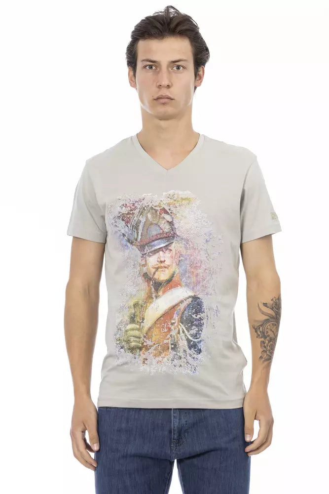Trussardi Action "T-shirt uomo cotone grigio"