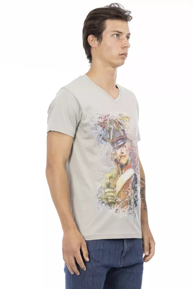 Trussardi Action "T-shirt uomo cotone grigio"