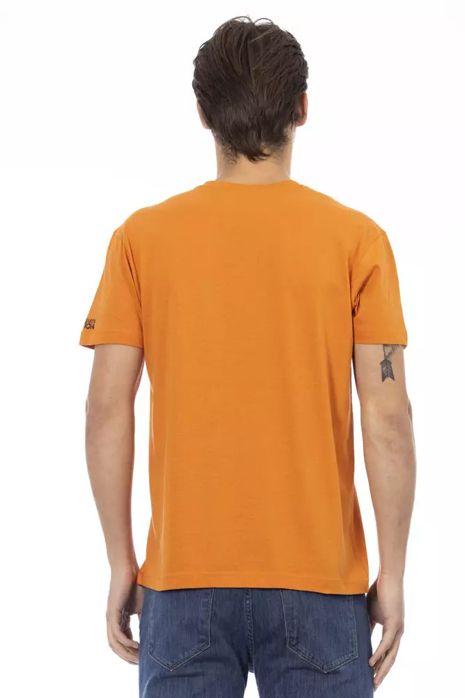 Trussardi Action T-shirt Uomo Cotone Arancione