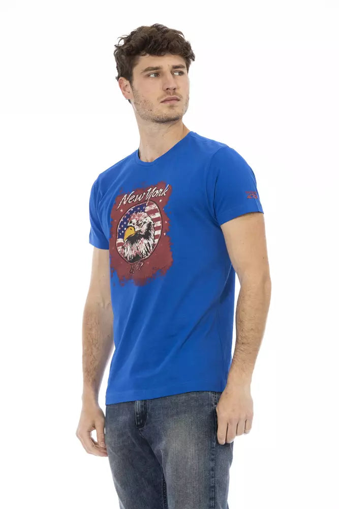 Trussardi Action T-Shirt Uomo Cotone Blu
