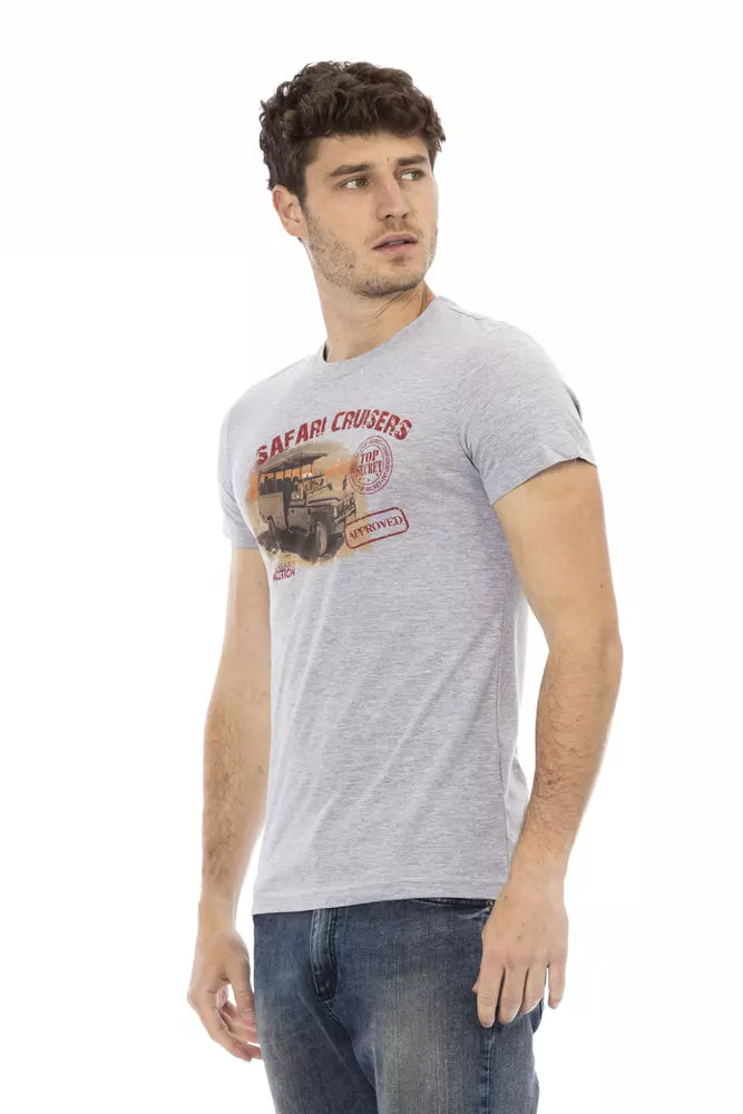 Trussardi Action T-Shirt Uomo Cotone Grigio