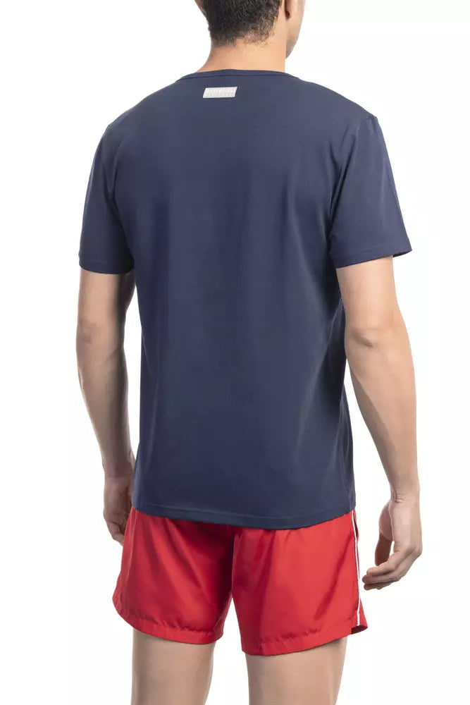 T-shirt da uomo in cotone Bikkembergs Army
