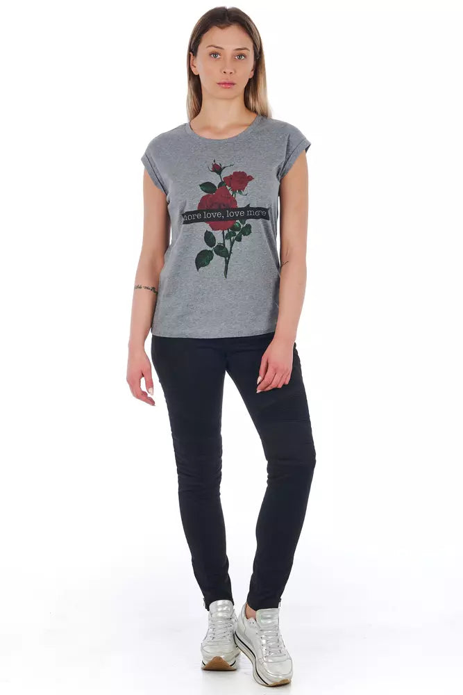 Jeans da donna in cotone nero Frankie Morello