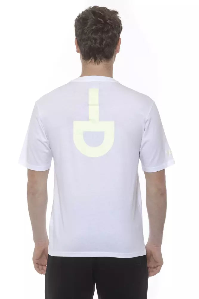 Maglietta da uomo in cotone bianco Tond