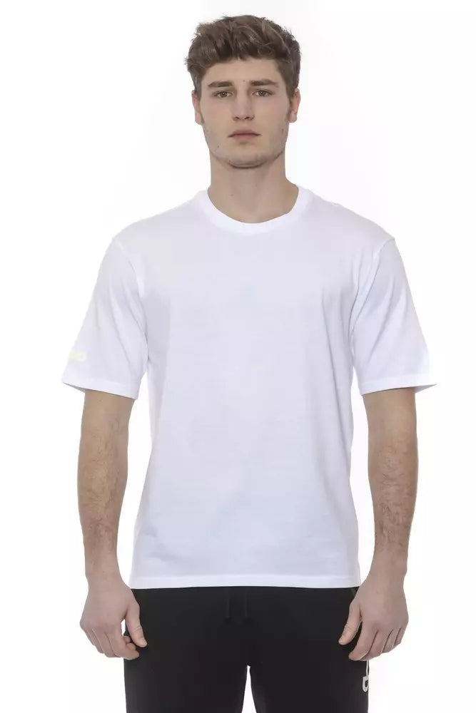 Maglietta da uomo in cotone bianco Tond