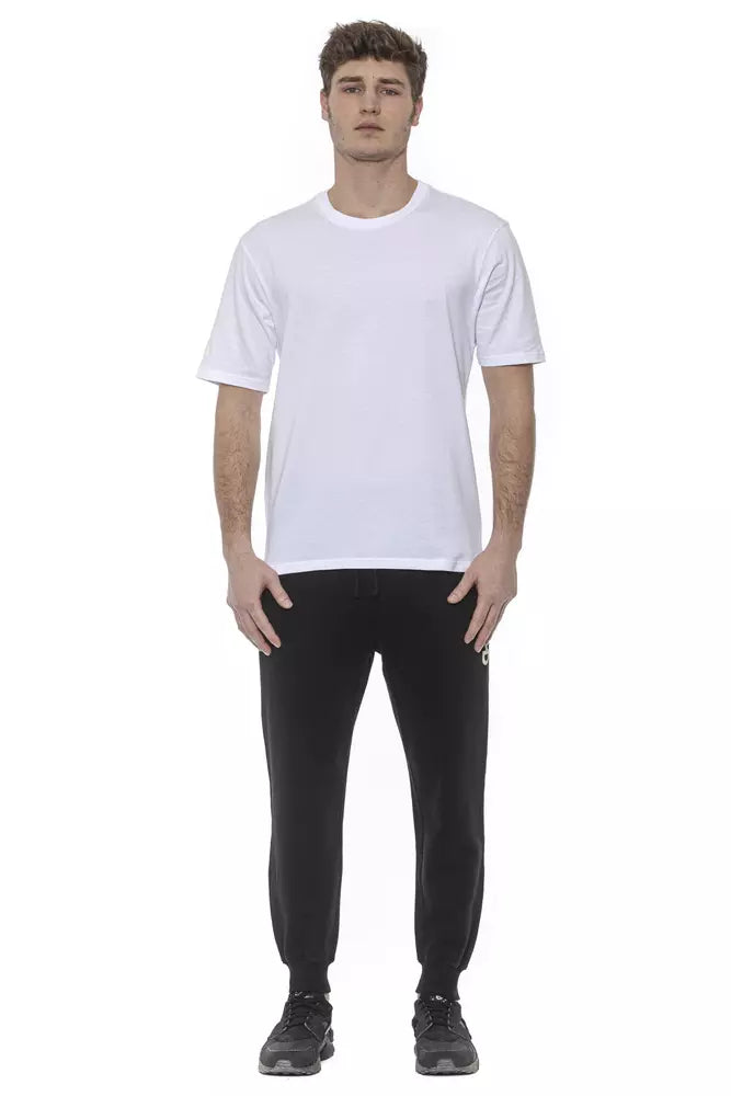 Maglietta da uomo in cotone bianco Tond