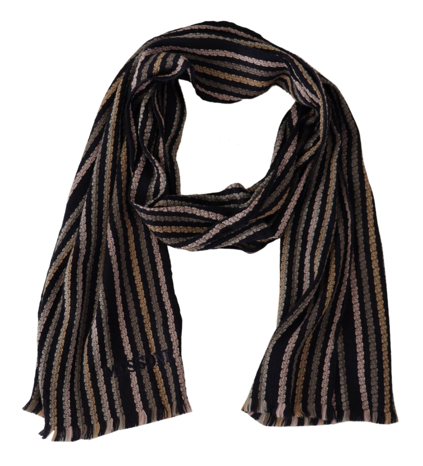 Мужской шарф Missoni Authentic разноцветный шерстяной