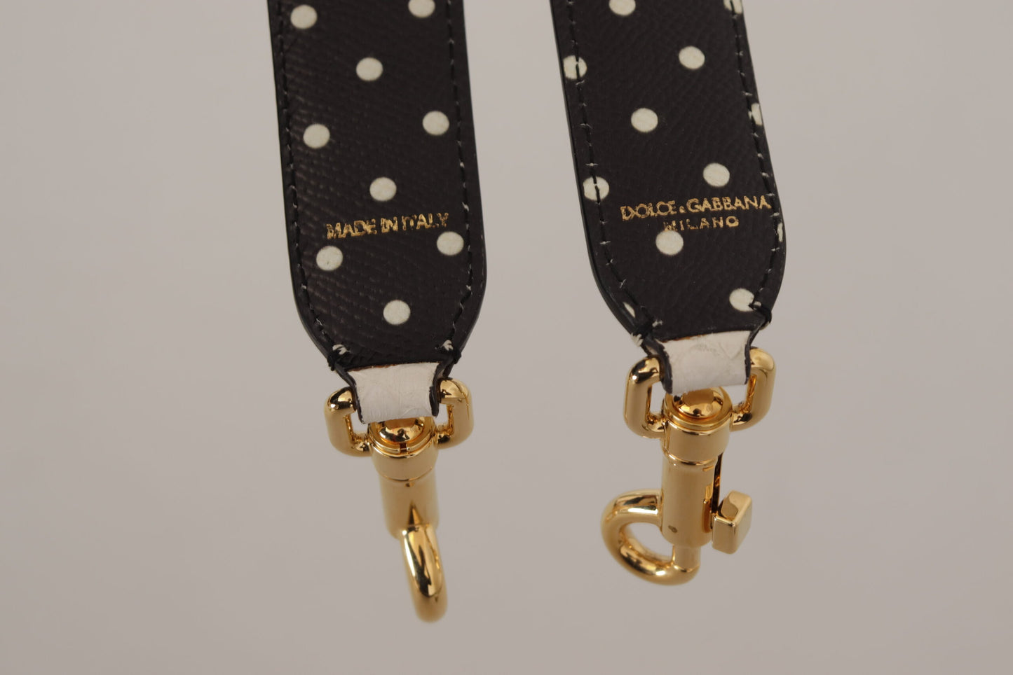 Dolce & Gabbana Элегантный белый кожаный ремень на плечо
