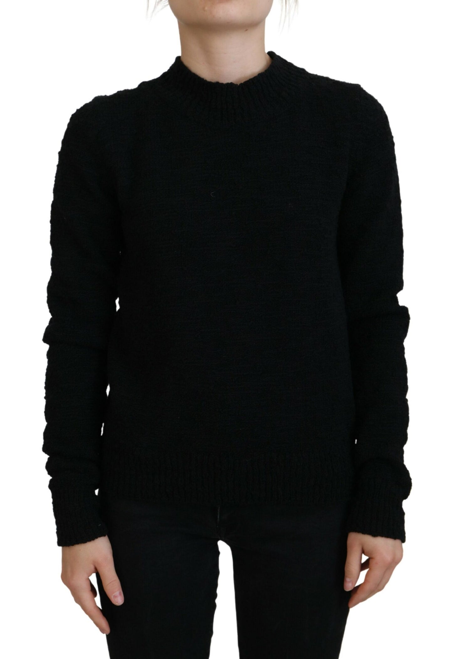 Dolce & Gabbana Maglione Pullover Elegante in Lana Vergine