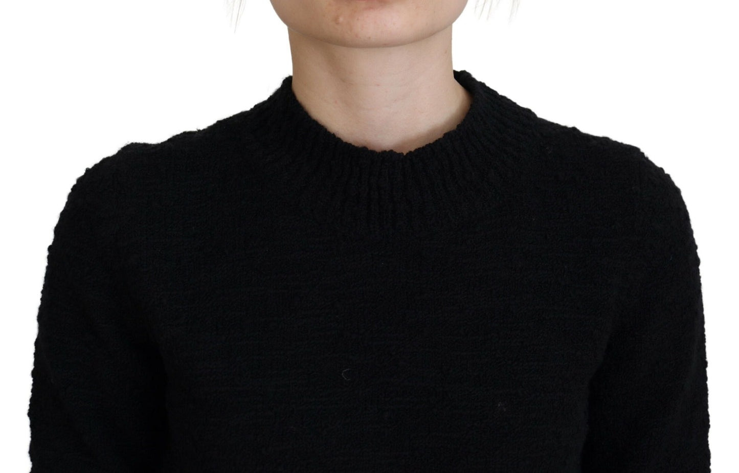 Dolce & Gabbana Maglione Pullover Elegante in Lana Vergine