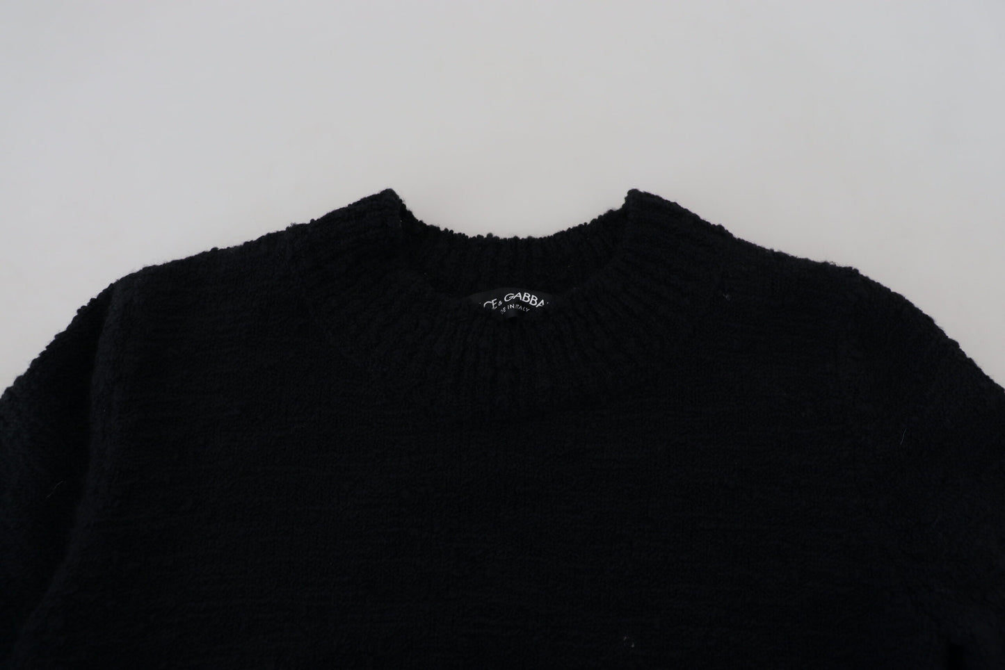 Dolce & Gabbana Maglione Pullover Elegante in Lana Vergine