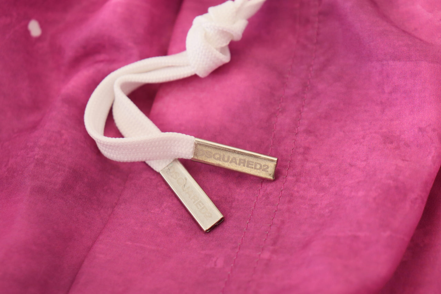 Boxer da bagno rosa tie-dye di Dsquared²