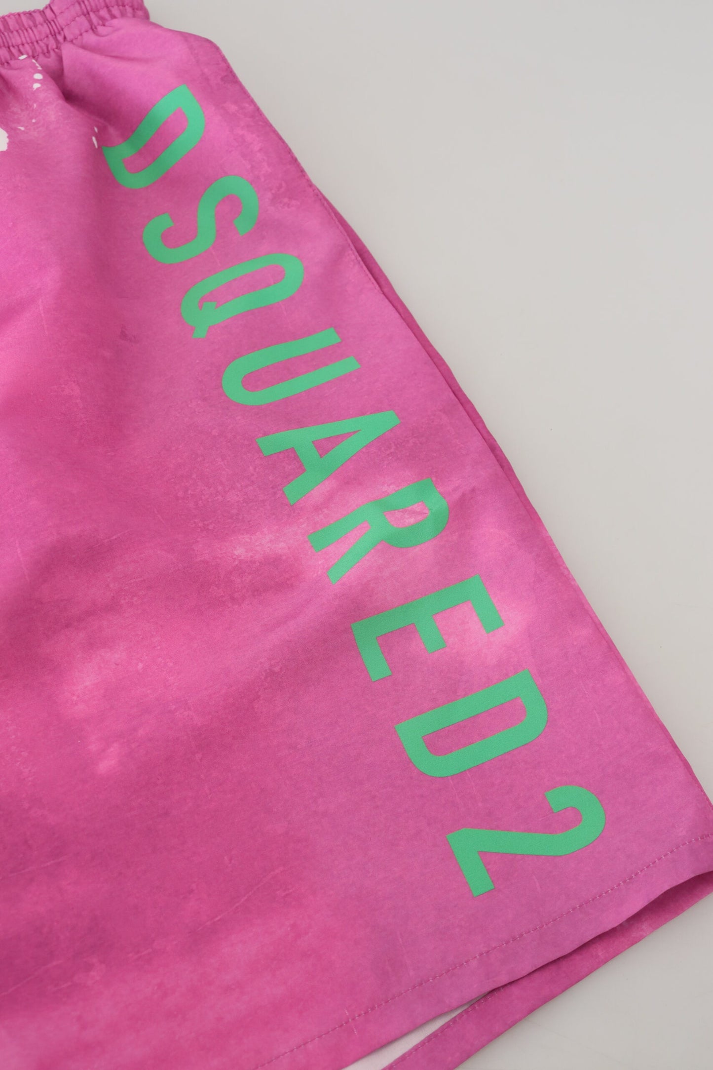 Boxer da bagno rosa tie-dye di Dsquared²