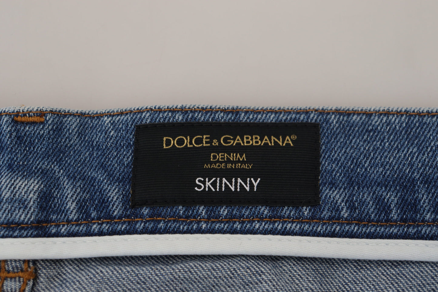 Изысканные итальянские джинсы скинни Dolce & Gabbana