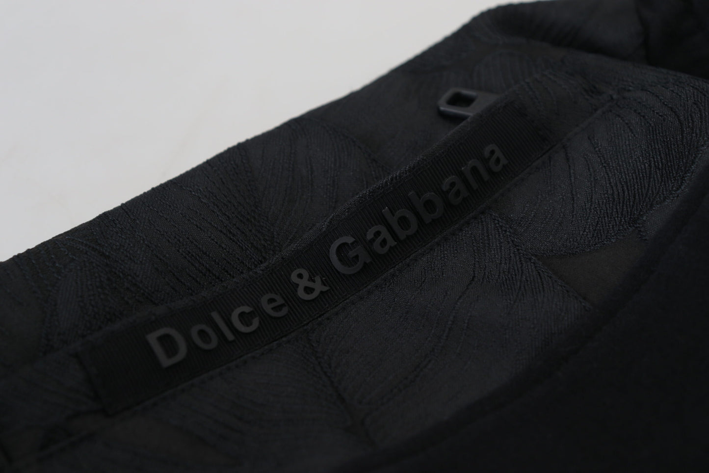 Dolce & Gabbana Элегантные черные брюки-джоггеры для современного мужчины