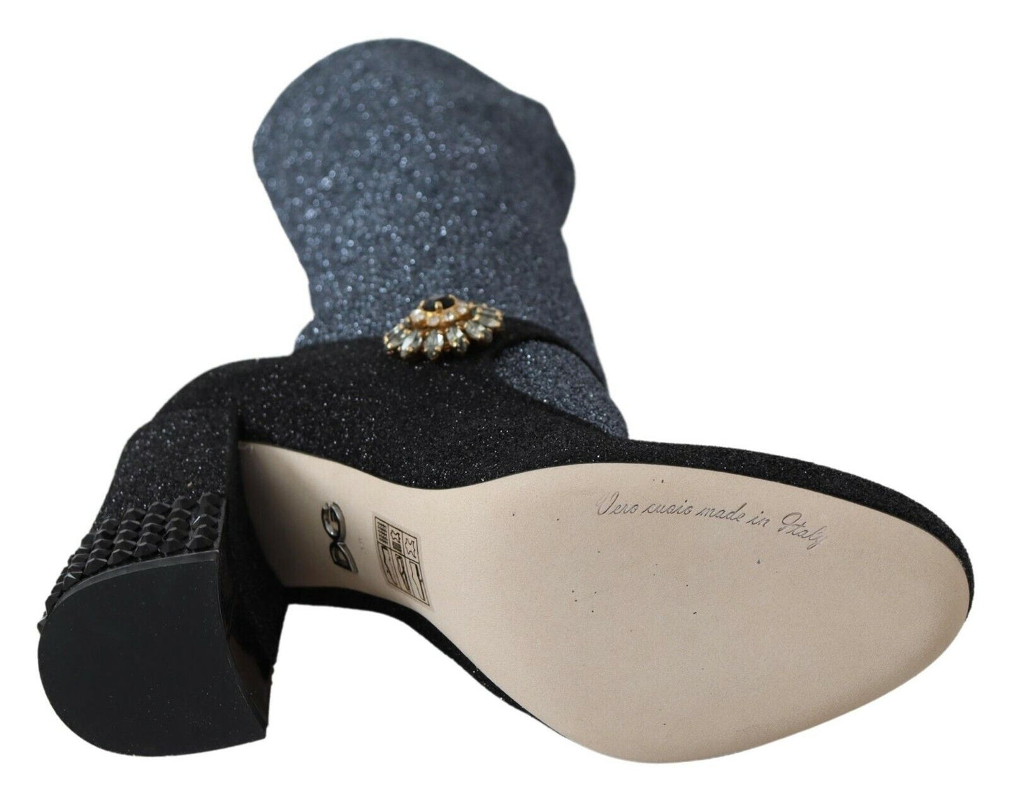 Stivaletti glamour impreziositi da cristalli di Dolce & Gabbana