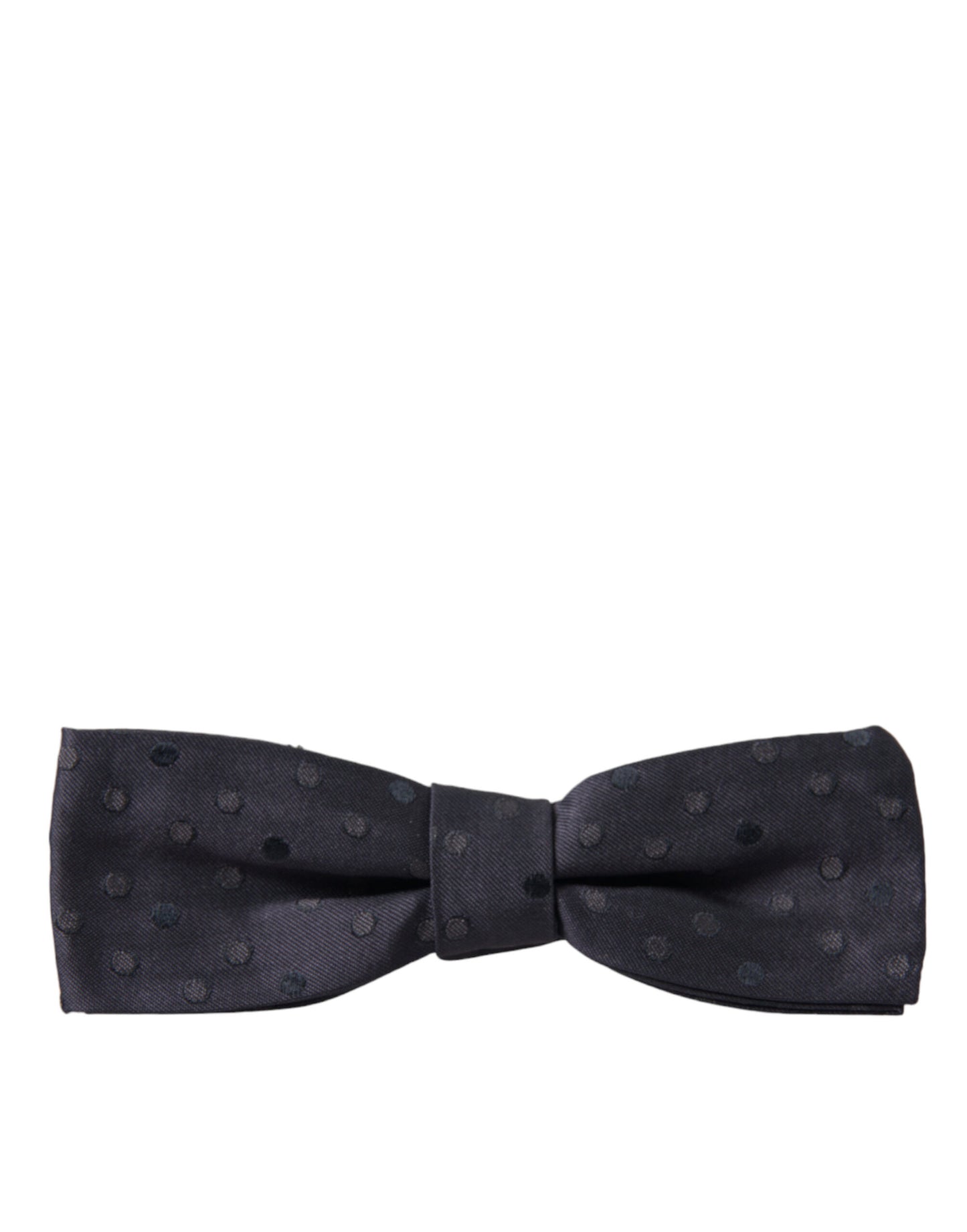 Dolce & Gabbana Elegante Papillon In Seta A Pois