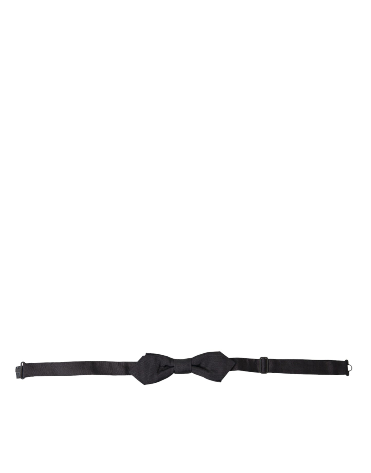 Dolce & Gabbana Elegante Papillon Nero In Seta