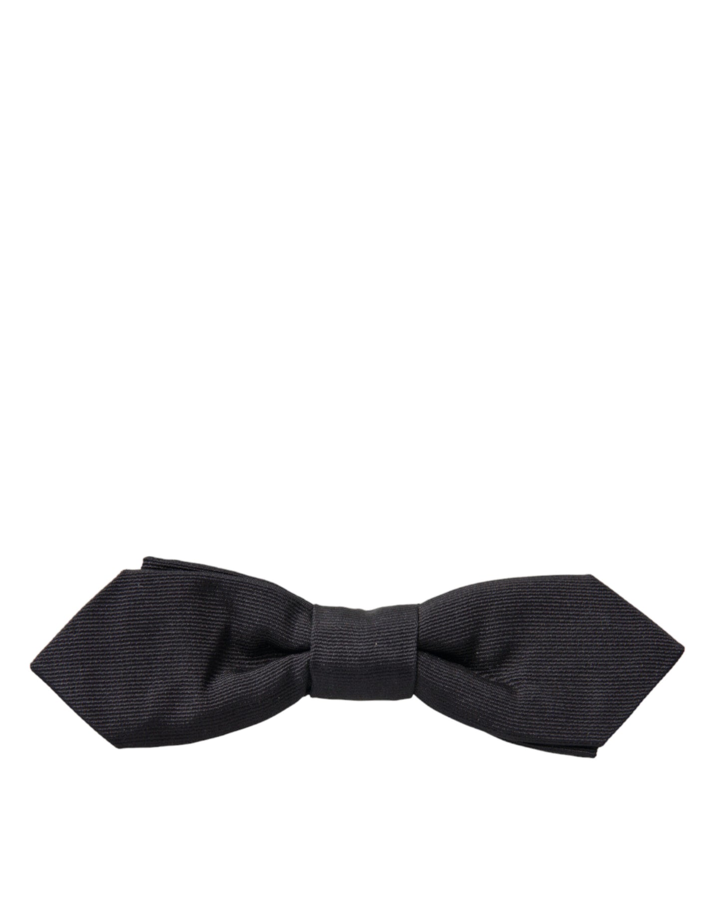 Dolce & Gabbana Elegante Papillon Nero In Seta